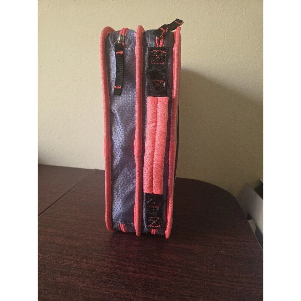 Mead Five Star Dual Ring Zipper Binder 1.5 Inch 950 Sheets Retro Pink Gray NEW